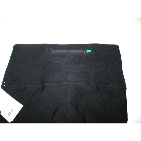 NWT New Womens XS Mondetta Pants Black Training Tights Mesh Insert Running Yoga - Picture 8 of 8